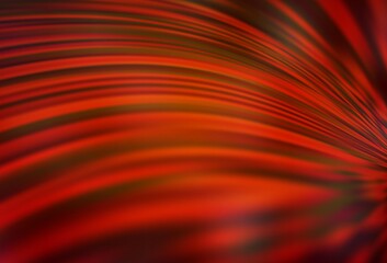 Dark Red, Yellow vector colorful blur backdrop.