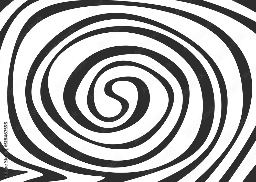Poster abstract background with swirl line pattern