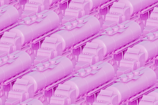 Pink trucks