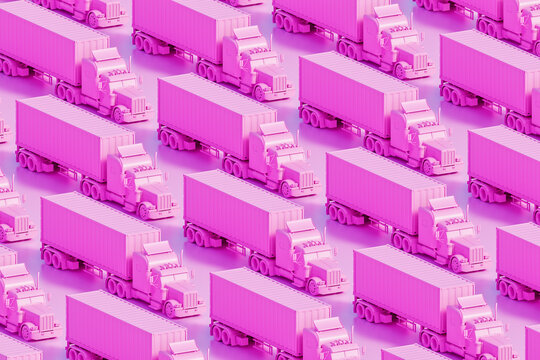 Pink trucks