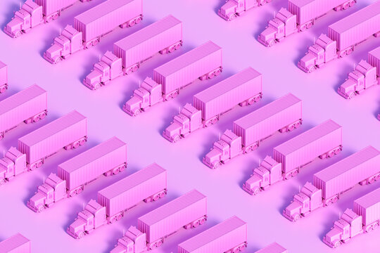 Pink trucks