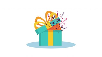 gift box present animation
