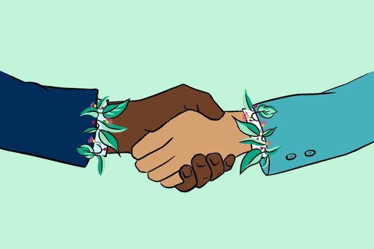 Sustainable business concept