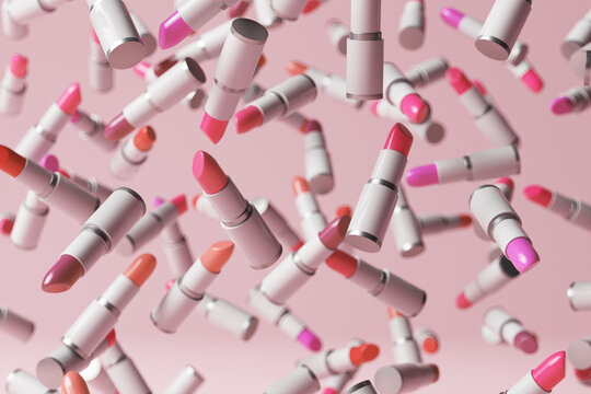 3d lipstick pattern