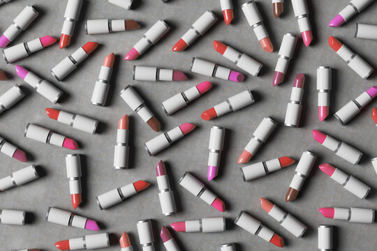 3d lipstick pattern