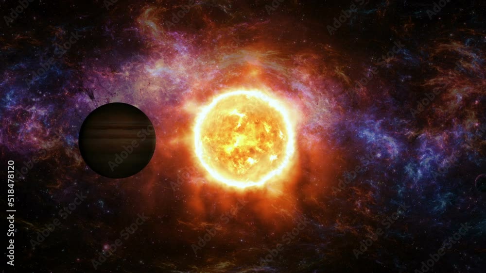 Wall mural solar eclipse. solar eclipse animation is a thrilling stock motion graphics clip, which shows the sh