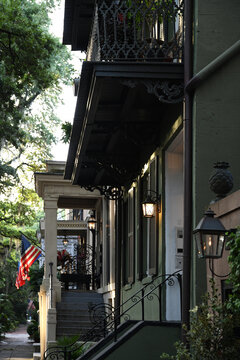 Classic Savannah, Georgia homes. 