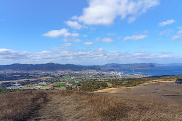 長崎県の五島列島：福江島の鬼岳