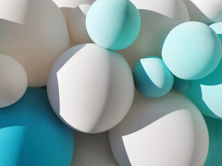 blue balloons background