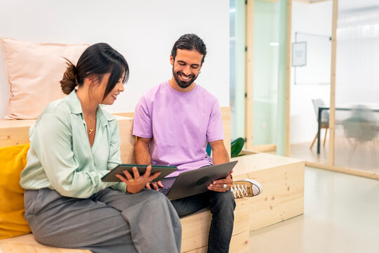 People working together in a coworking