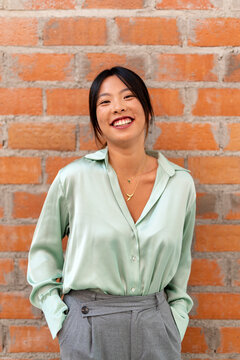 Asian entrepreneur woman in a modern office