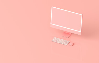 Minimal Computer Pink