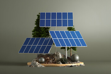 Solar panel for sustainable energy