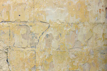 Fototapeta premium old aged weathered and worn wall texture background