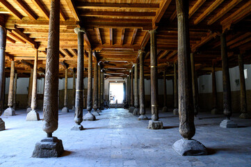 Ancient architecture of the Uzbek city of Khiva.