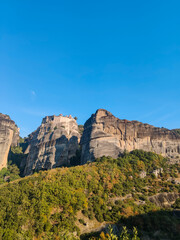 Fototapeta na wymiar landscape view of Greece thessaly mountains