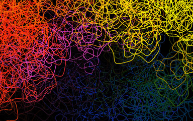 Dark Multicolor vector texture with abstract forms.