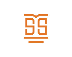 55 or SS Letter Logo Design Vector
