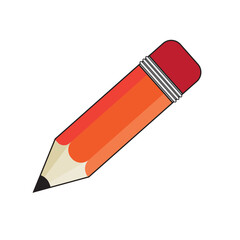 Colored Pencil icon vector illustration