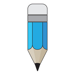 Colored Pencil icon vector illustration