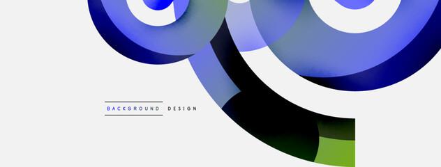 Circle abstract background. Vector illustration for wallpaper banner background card or landing page