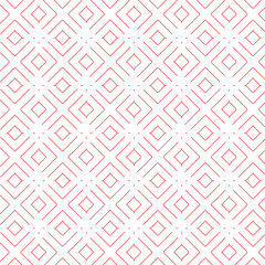 Pink square line and white background