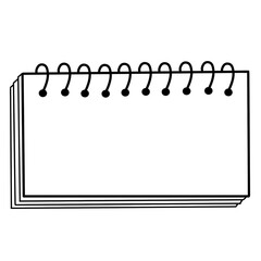 Note paper with spiral