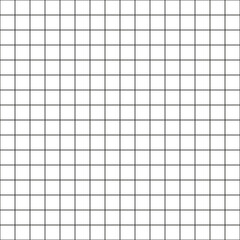 Grid seamless pattern. Black lines on white background. Texture for print, textile, fabric, packaging.