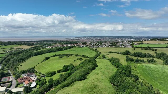 Countryside Surrounding Weston Super Mare in the UK