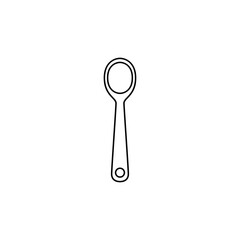 Cooking spoons and spatula icon in line style icon, isolated on white background