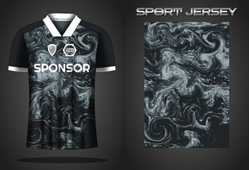 Soccer jersey sport shirt design template