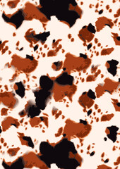 Pattern textured print on plain base