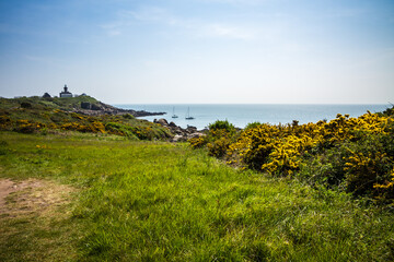 Fototapeta na wymiar Chausey island landscape in Brittany, France