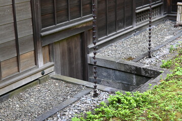 Fototapeta na wymiar Japanese old houses and gardens (Imperial Villa)