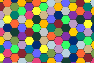 Background image, hexagonal honeycomb image