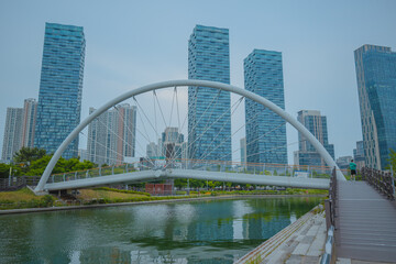 인천 송도 센트럴파크 도심