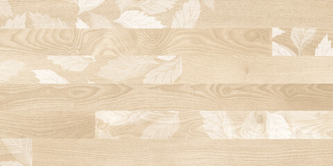 Wood texture background. Vintage flower design