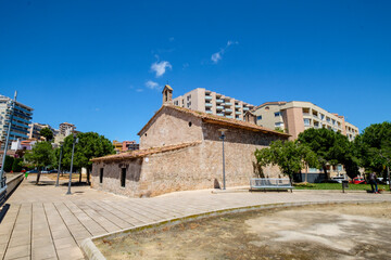 Fototapeta na wymiar iglesia de Sant Nicolauet, Porto Pi, Palma, Mallorca, balearic islands, Spain