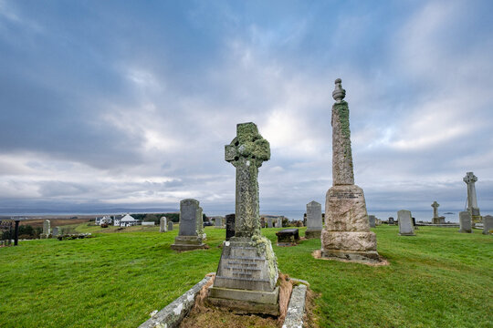 cementerio de Kilmuir, Kilmuir,  ( Cille Mhoire ),costa oeste de la pen&iacute;nsula de Trotternish,  isla de Skye, Highlands, Escocia, Reino Unido