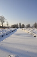 Winter in Reeuwijk, Holland