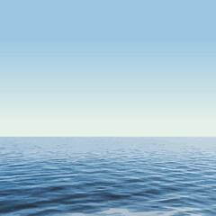 Fototapeta na wymiar Ocean view vector graphic, pool, sea background, holiday blue water