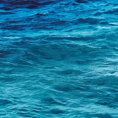 Ocean view vector graphic, pool, sea background, holiday blue water