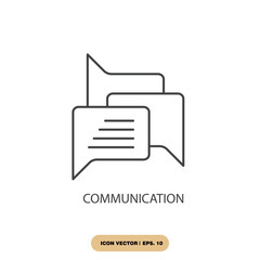 communication icons  symbol vector elements for infographic web