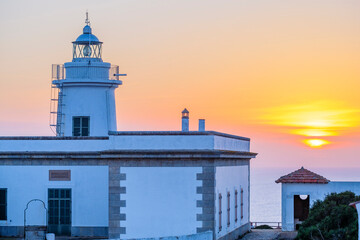 faro de Cap Blanc, Llucmajor, Mallorca, balearic islands, Spain