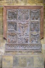 retablo de de la Passio Imaginis, gótico, Santuario de Sant Salvador, Felanitx, Mallorca, balearic islands, Spain