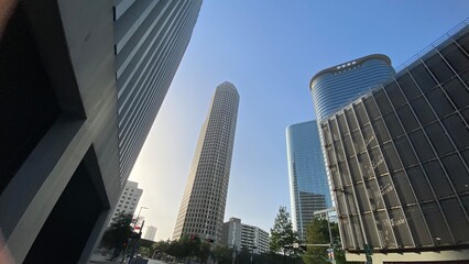 Plakat HOUSTON, TEXAS - March, 2022: Houston city downtown empty area.