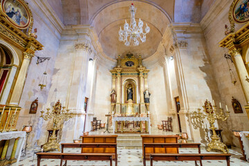 Fototapeta na wymiar iglesia de la Caritat, construida entre los años 1889 y 1892, Pere d'Alcàntara Peña, Felanitx, Mallorca, balearic islands, Spain