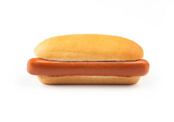 salchicha con pan estilo hot dog sin ingredientes
