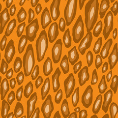 Abstract modern leopard seamless pattern. Animals trendy background. Color decorative vector stock illustration for print, card, postcard, fabric, textile. Modern ornament of stylized skin