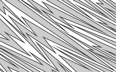 Obraz premium Abstract background with various sharp, zigzag and arrow pattern